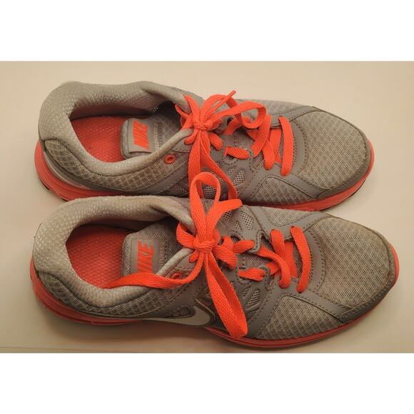 Nike Air Womens Size 8 Relentless 2 Grey Hot Punch EUC 512083-002 - Picture 7 of 11